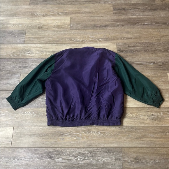 Silk Exchange Plus Jacket Women’s Sz 20W Vintage Bomber Coat Snap 80s 90s Retro - Picture 7 of 7